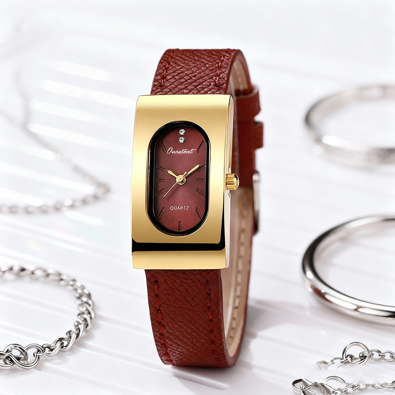 Vintage Fashion Watches - Vintage Rectangular Women's Quartz Watch Inspired