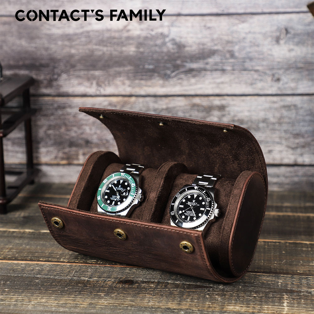 Vintage Fashion Watches - CONTACT'S FAMILY Vintage Genuine Leather 2