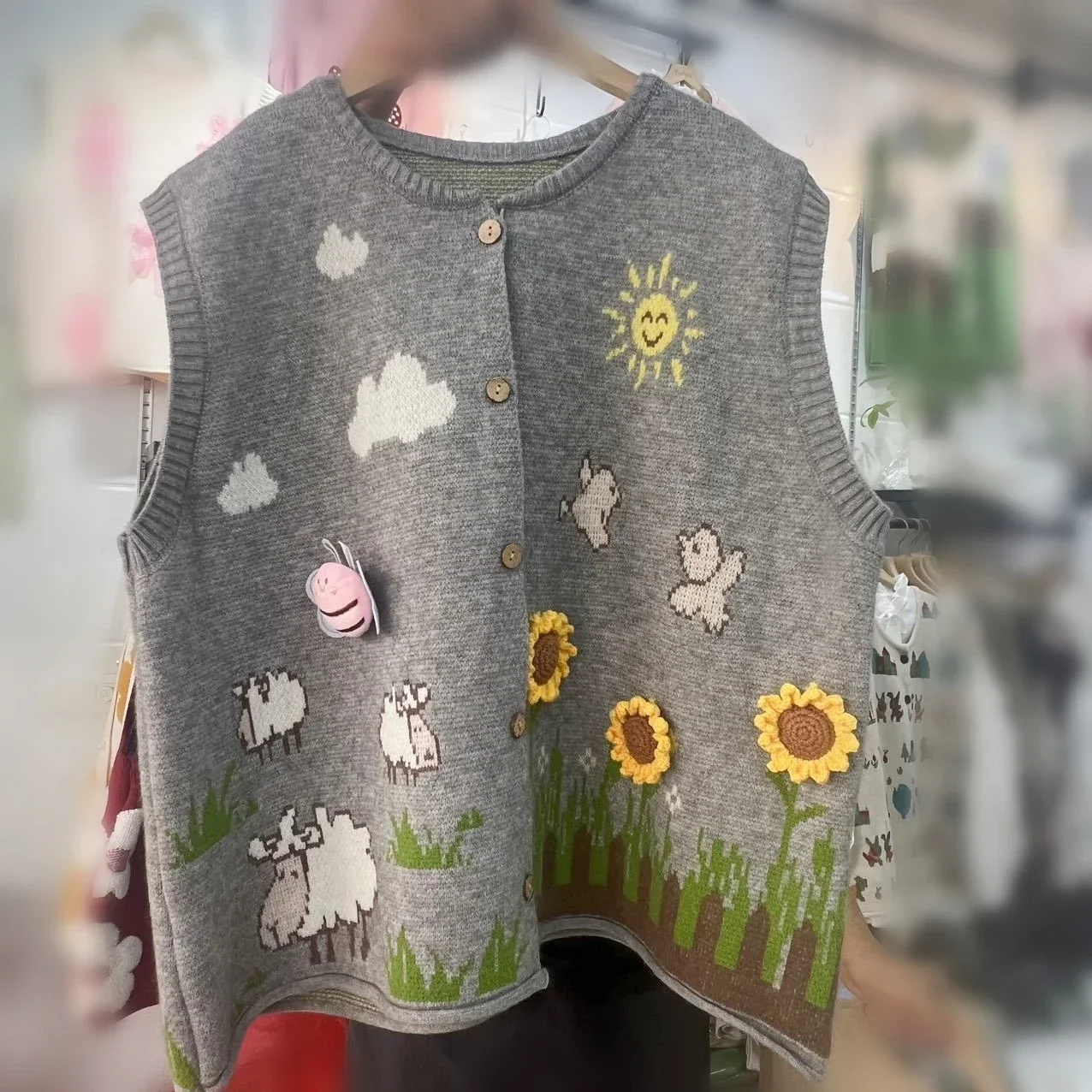 Retro Vintage Korean Fashion - Women Vintage Winter Kawaii Cute Sweater