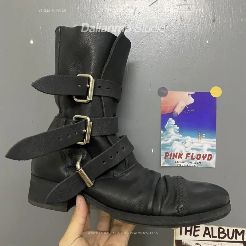Fashion Men's Genuine Leather  - Vintage Fashion Style Men 评论和价格