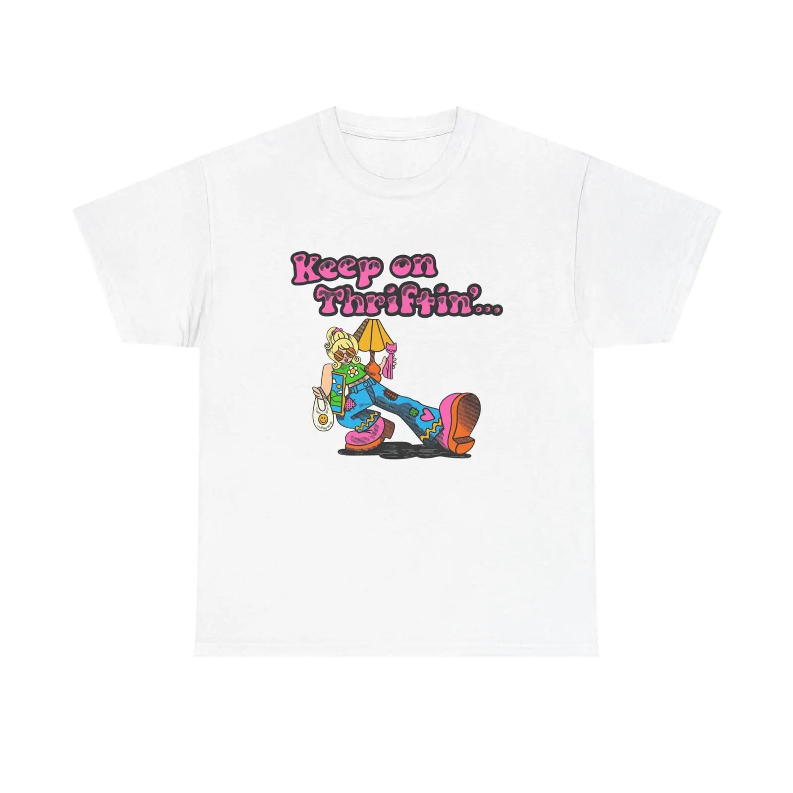Keep On Thrifting Funny T Shir - Thrift Vintage Fashion Usa 评论和价格