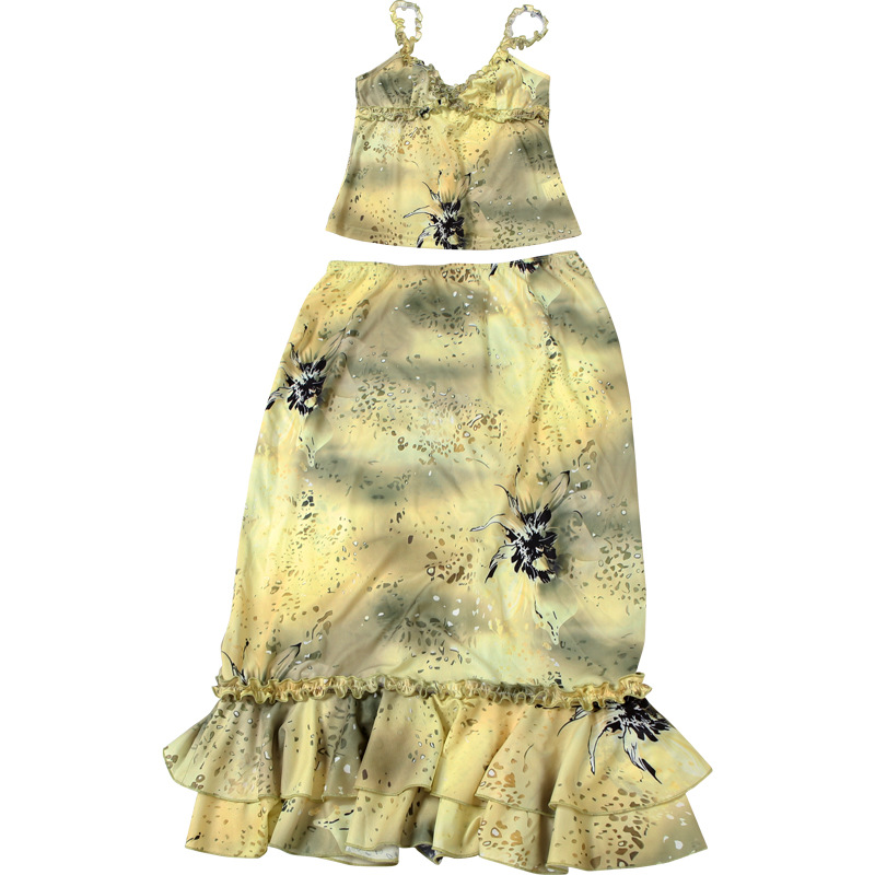 Women's Dress 2 Piece Floral P - V Vintage Fashion 评论和价格