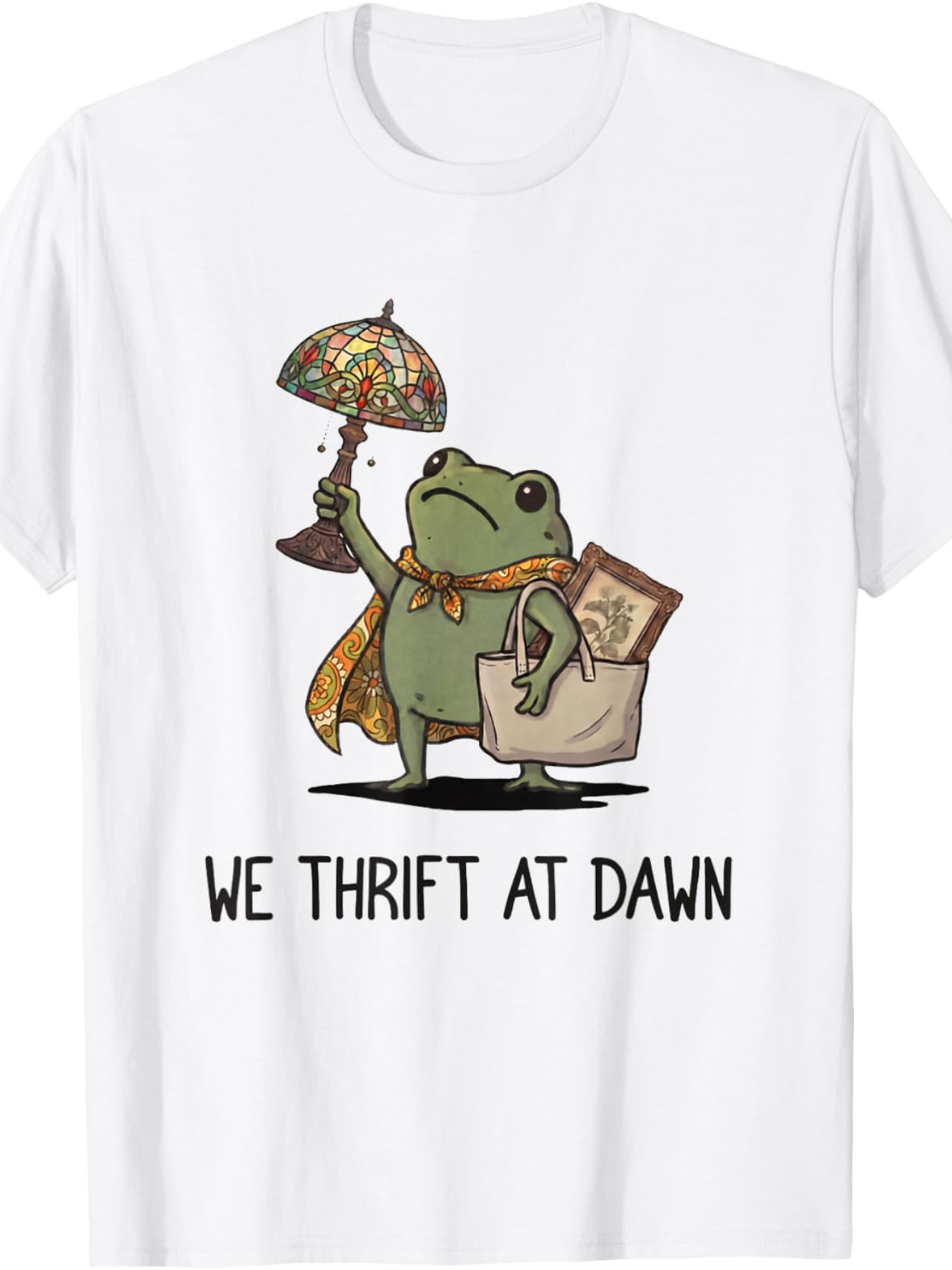 We Thrift at Dawn Funny Frog T - Thrift Vintage Fashion Usa 评论和价格