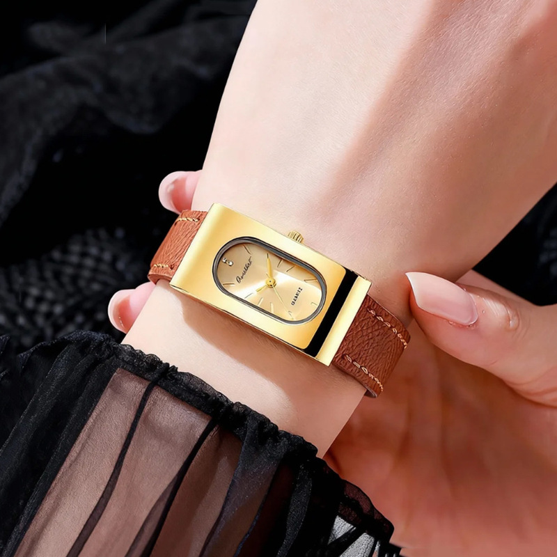 Vintage Rectangular Women's Qu - Vintage Fashion Watches 评论和价格