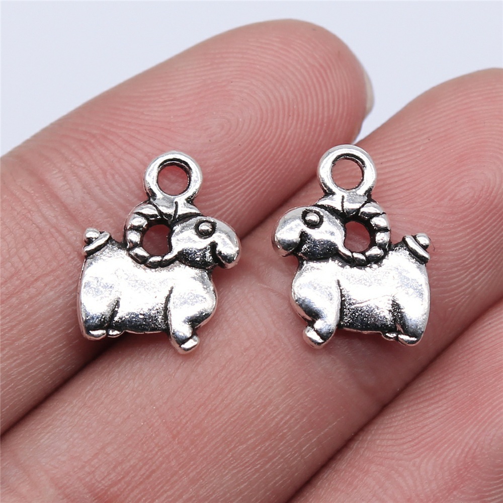 10pcs 11x14mm Antique Silver C - Vintage Fashion Words 评论和价格