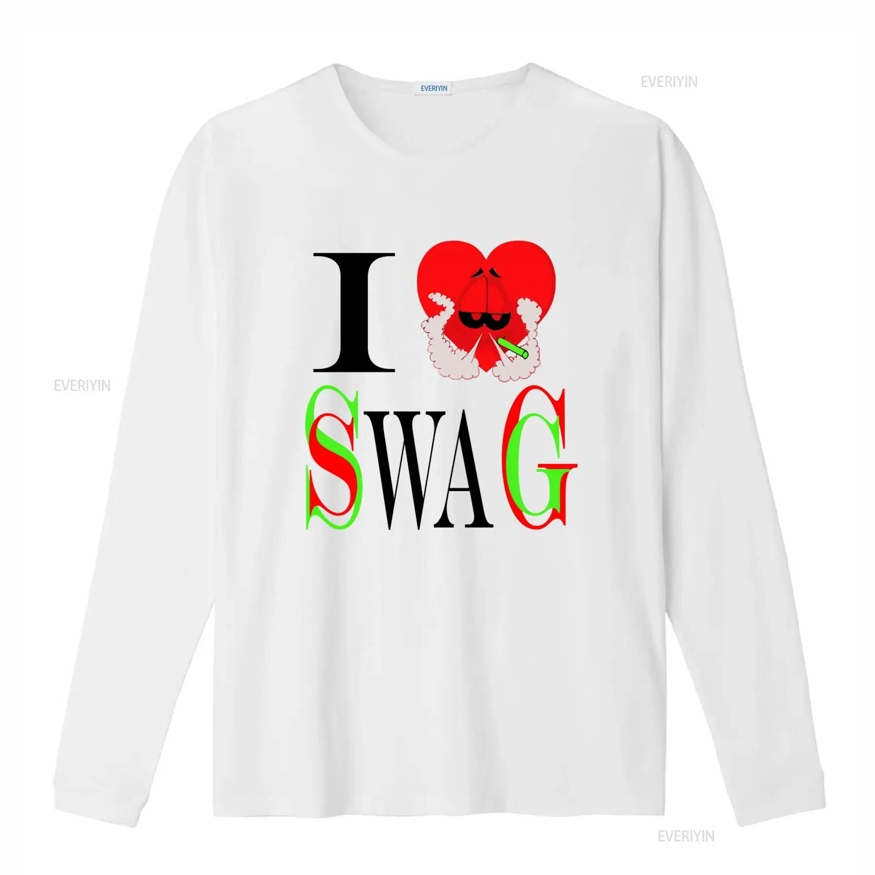 I Swag Heart Print T shirt Ret - Vintage Fashion Style Men 评论和价格