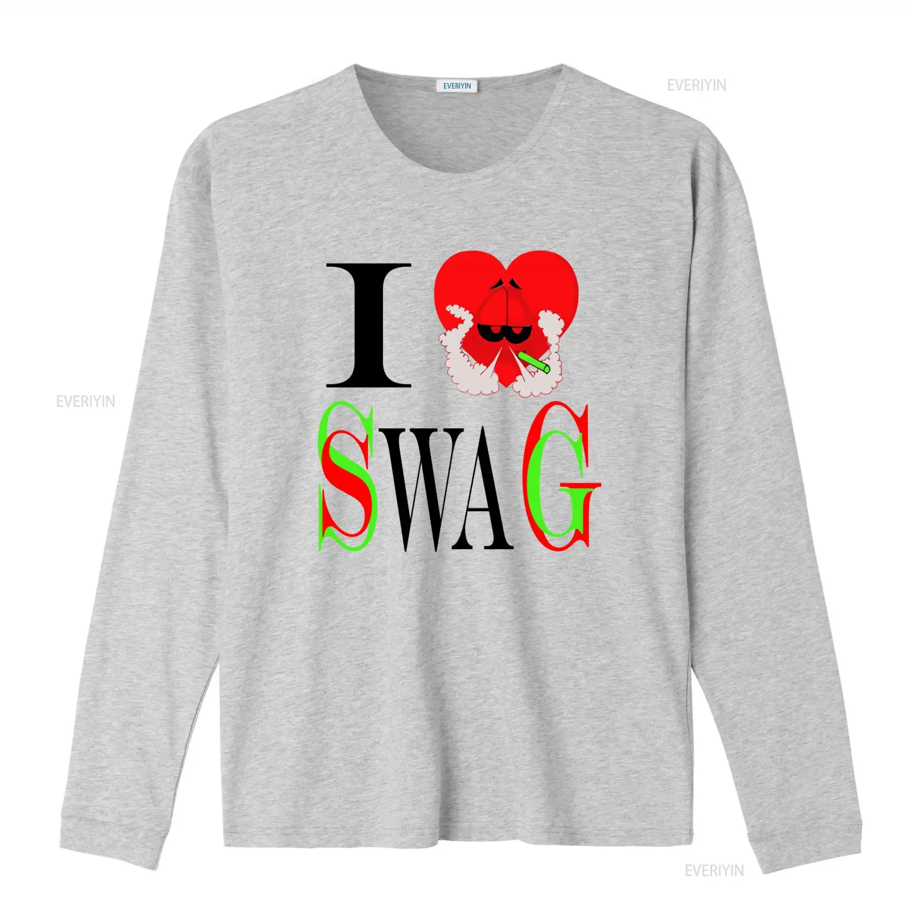 I Swag Heart Print T shirt Ret - Vintage Fashion Style Men 评论和价格