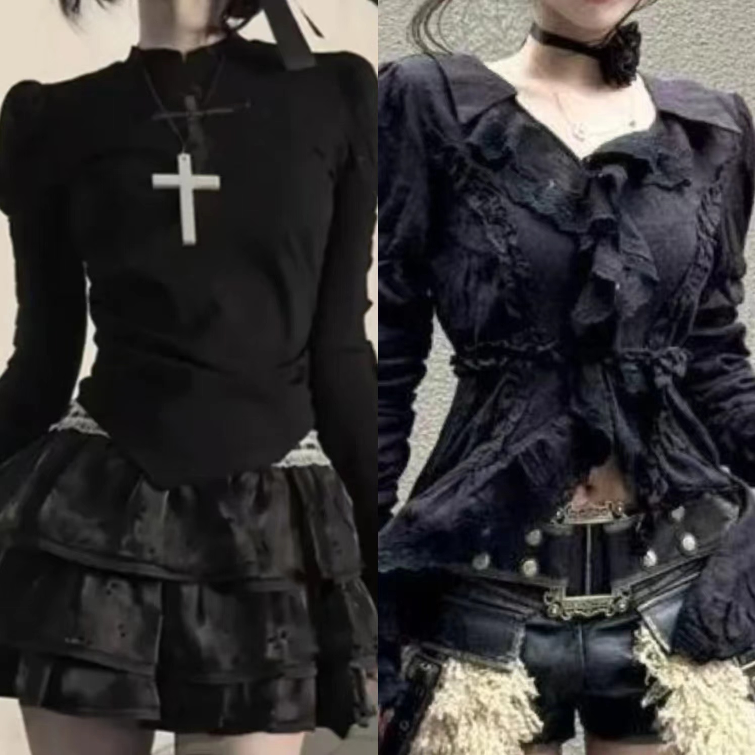 Japanese Vintage Y2k Lolita Sl - Retro Vintage Korean Fashion 评论和价格