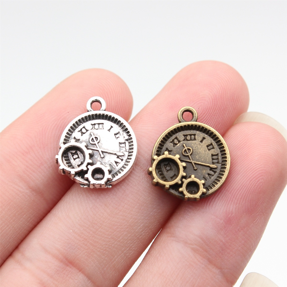 WYSIWYG 10pcs 16x14mm 2 Colors - Vintage Fashion Words 评论和价格