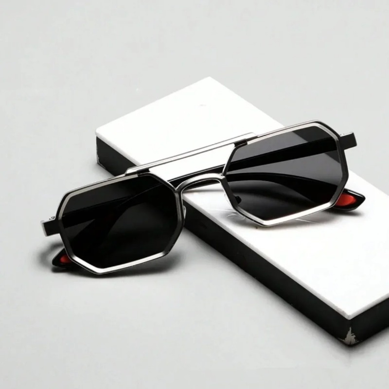 Vintage Square Sunglasses for  - Vintage Fashion Style Men 评论和价格