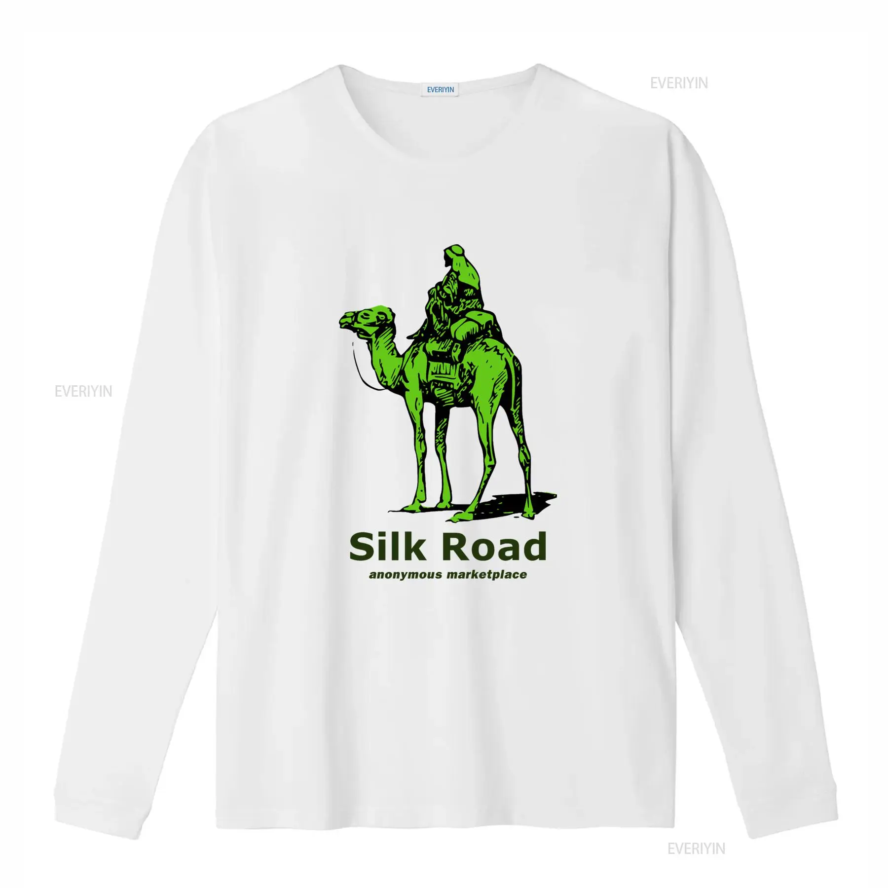 Silk Road T Shirt Retro Green  - Vintage Fashion Style Men 评论和价格