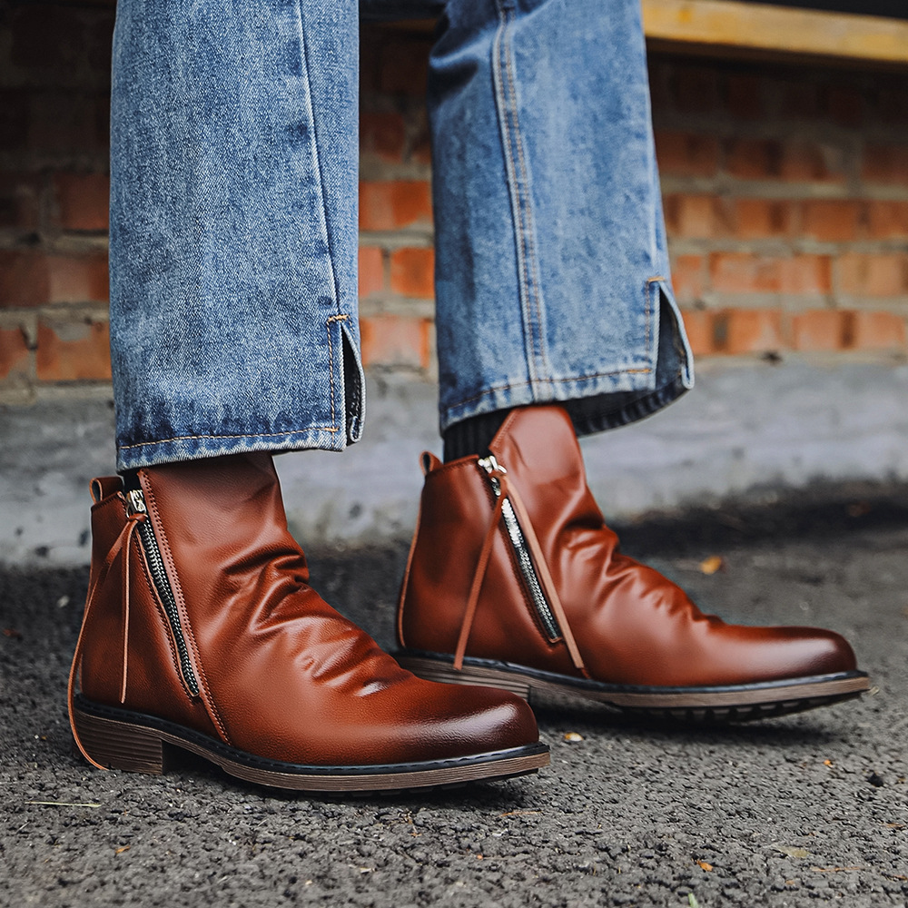 2026 Men's Genuine Leather Vin - Vintage Fashion Style Men 评论和价格