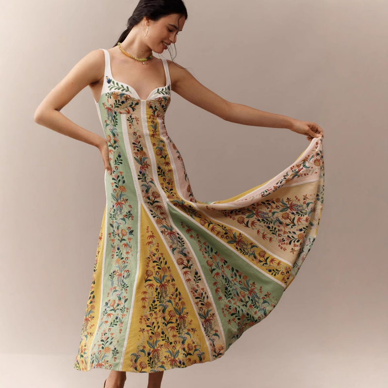 Fashion Elegant Women Sleevele - V Vintage Fashion 评论和价格