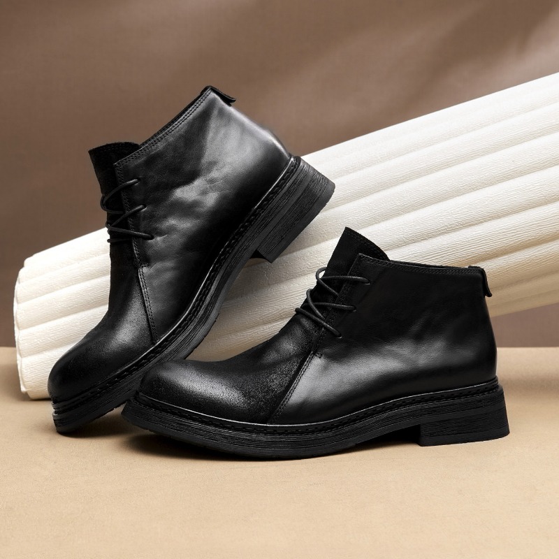 Vintage Mens Genuine Leather B - Vintage Fashion Style Men 评论和价格