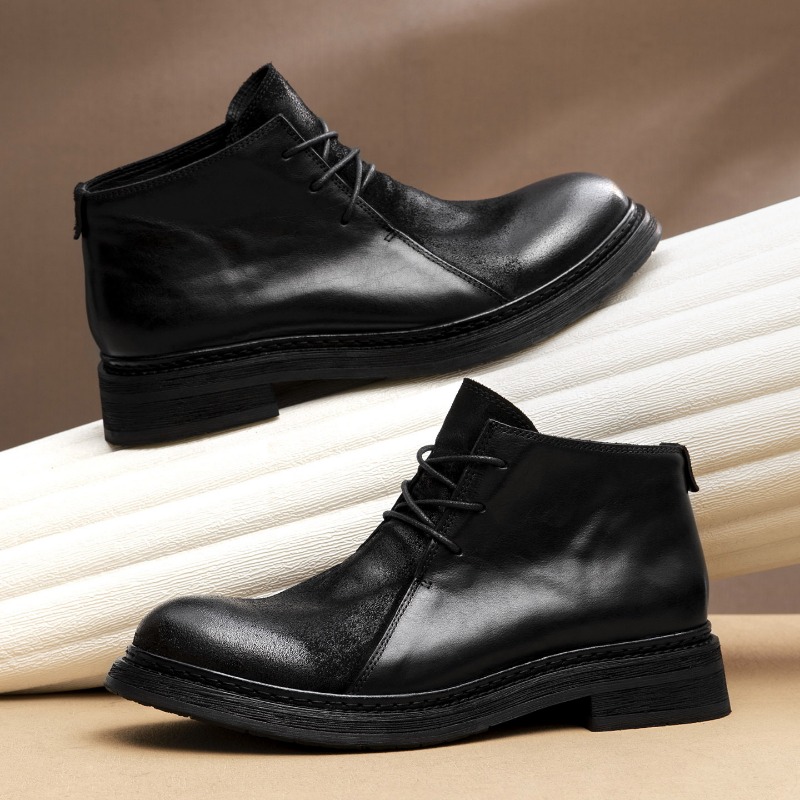 Vintage Mens Genuine Leather B - Vintage Fashion Style Men 评论和价格