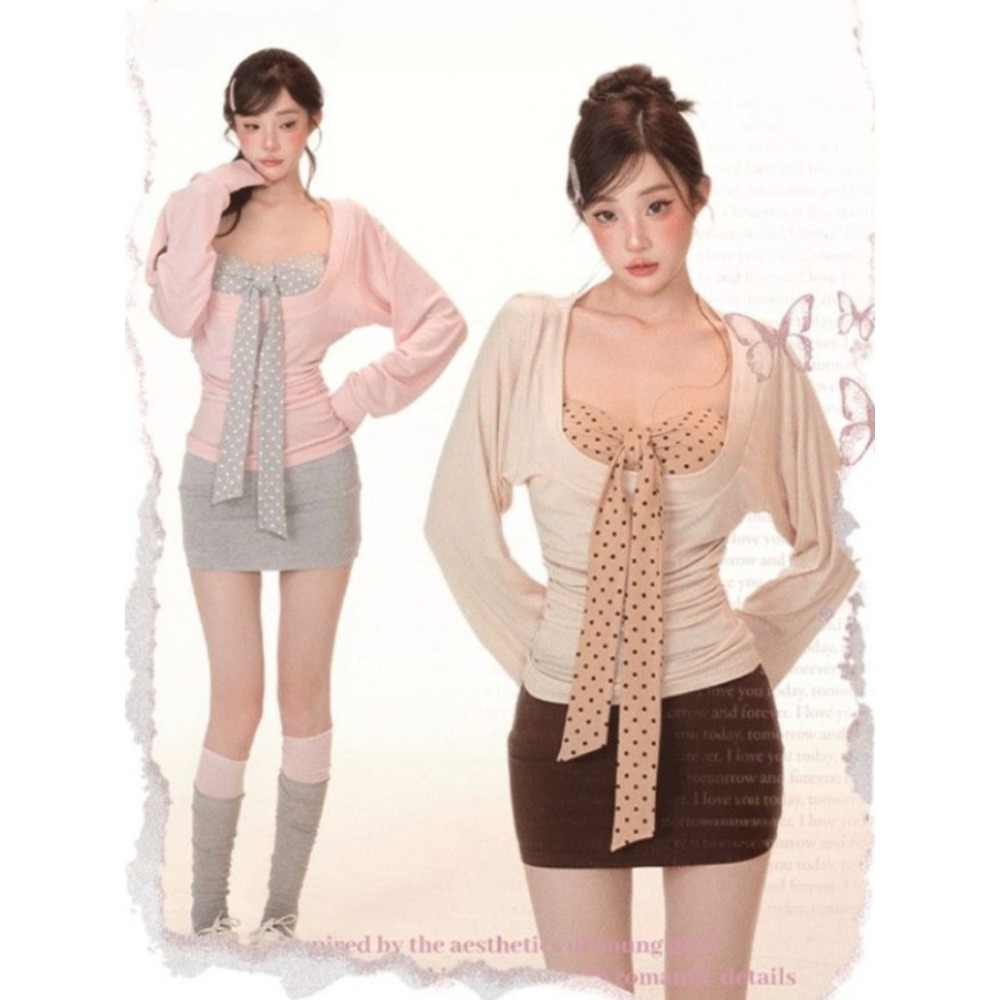 2026 Spring Vintage Blouse Sui - Retro Vintage Korean Fashion 评论和价格