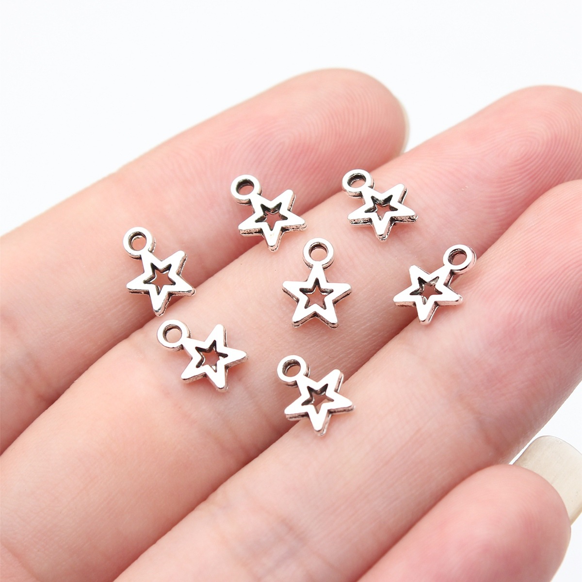 80pcs 8.5x6.2mm(0.33x0.24inch) - Vintage Fashion Words 评论和价格