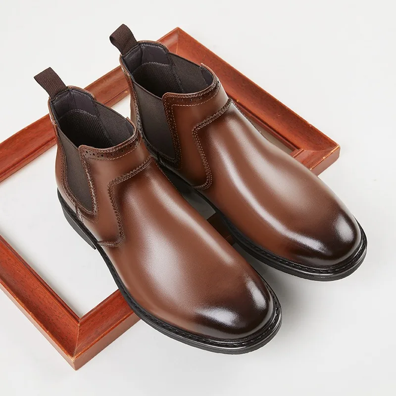 Vintage Mens Leather Oxford Bo - Vintage Fashion Style Men 评论和价格