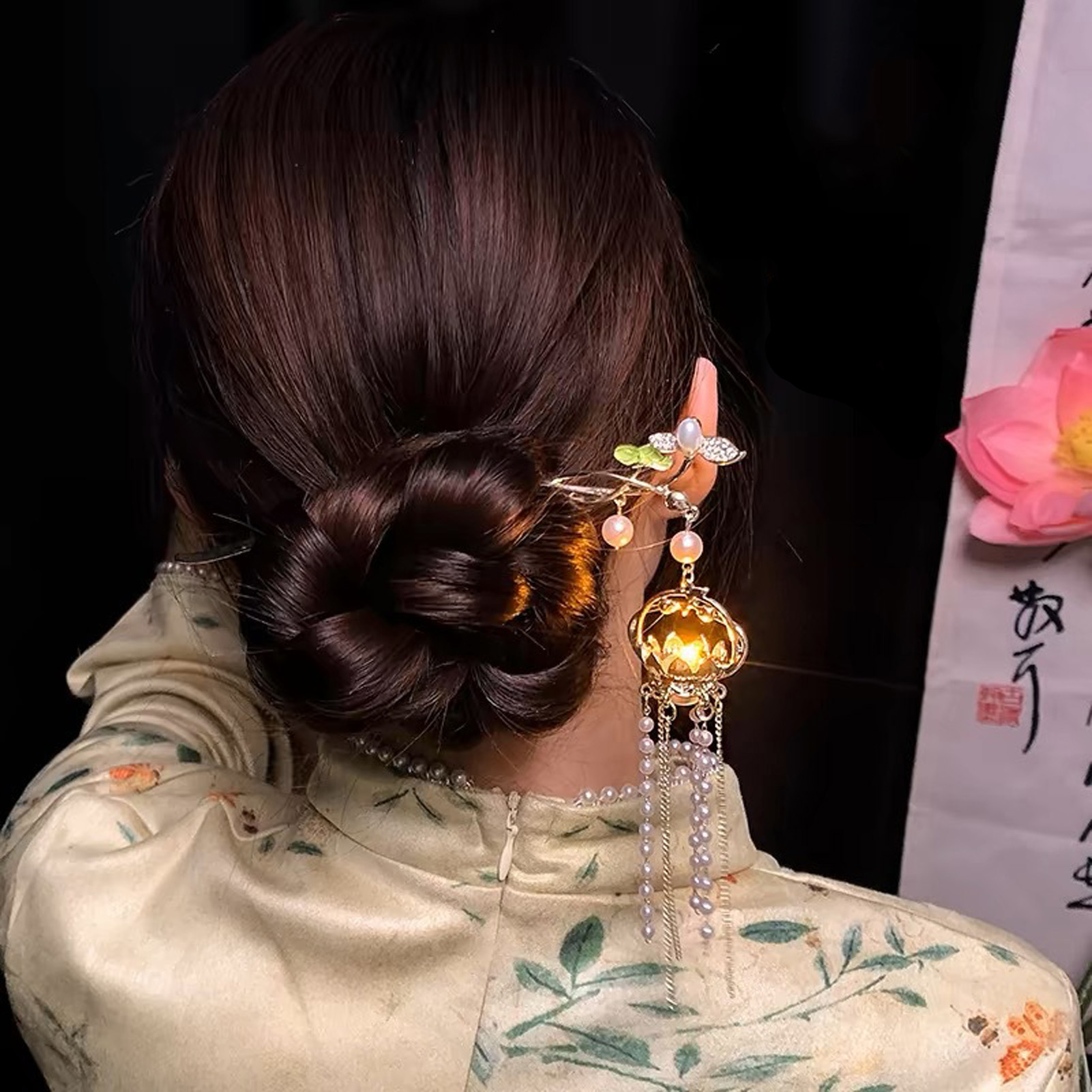 Luminous Flower Hairpin For Wo - Vintage Fashion Ai 评论和价格