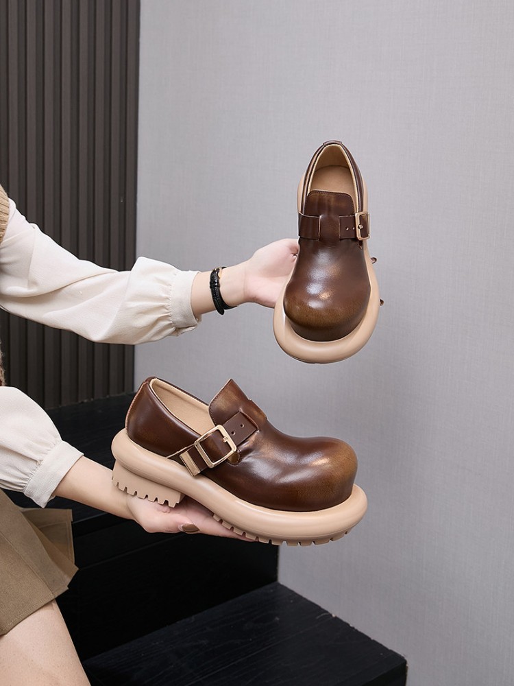 British Style Vintage Cowhide  - Vintage Fashion Style Men 评论和价格