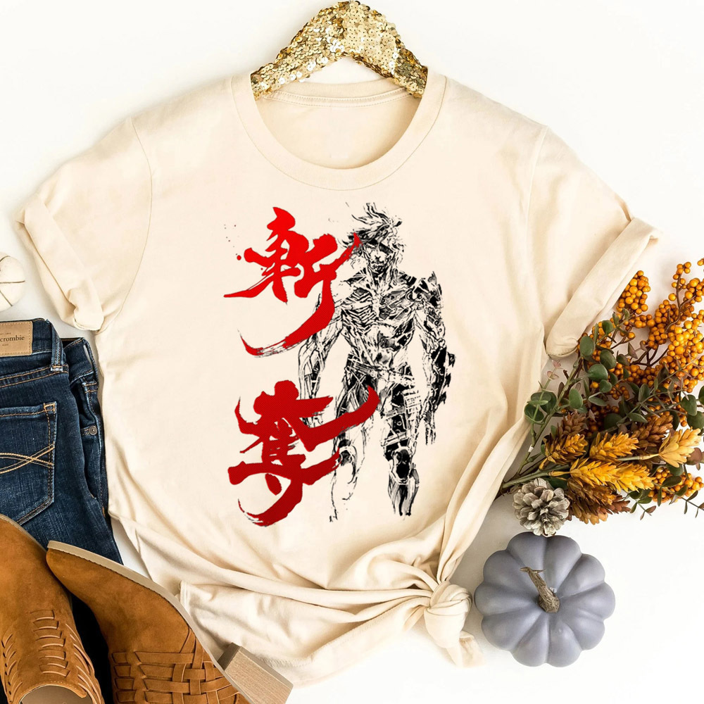 Metal Gear Solid tshirt teen c - Retro Vintage Korean Fashion 评论和价格