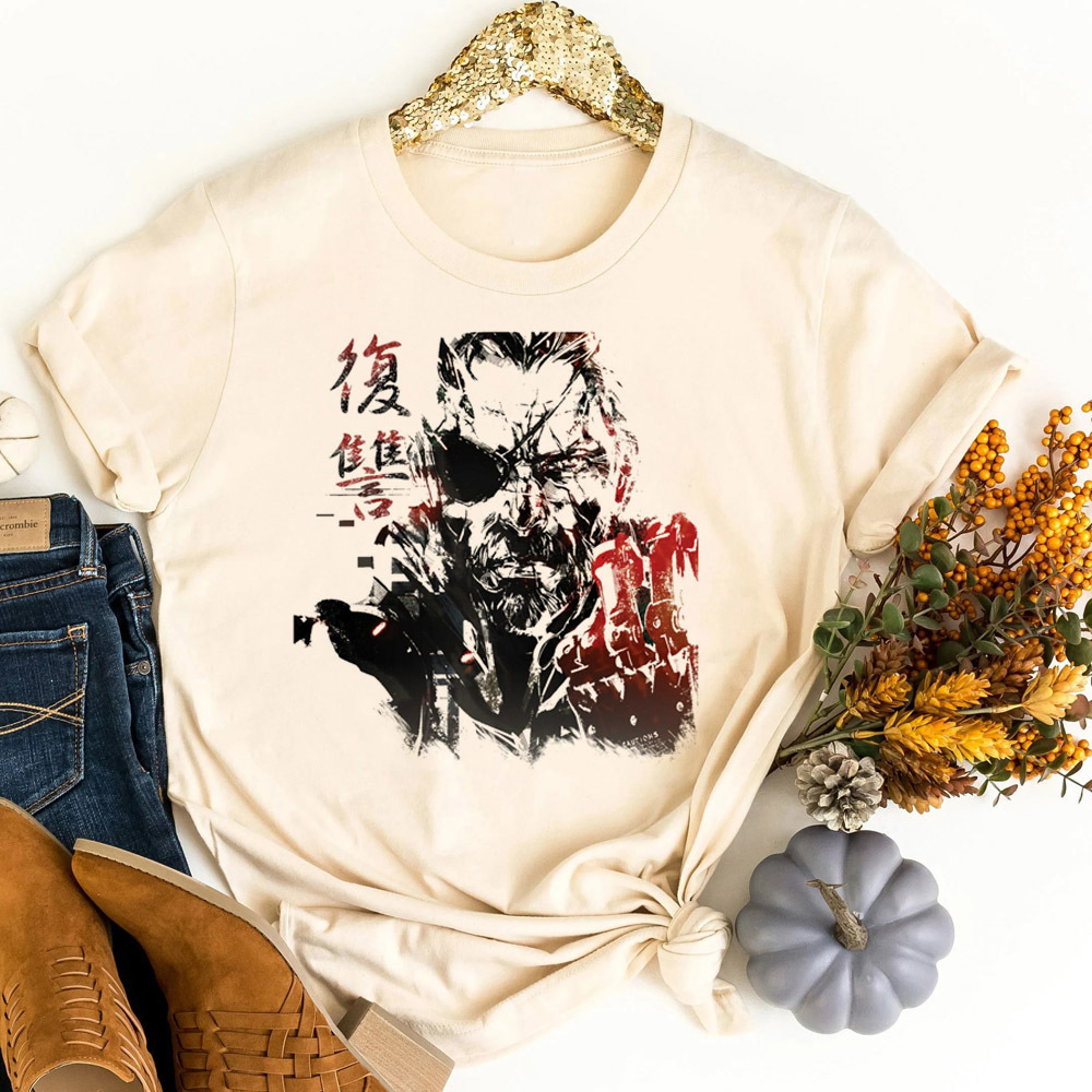 Metal Gear Solid tshirt teen c - Retro Vintage Korean Fashion 评论和价格