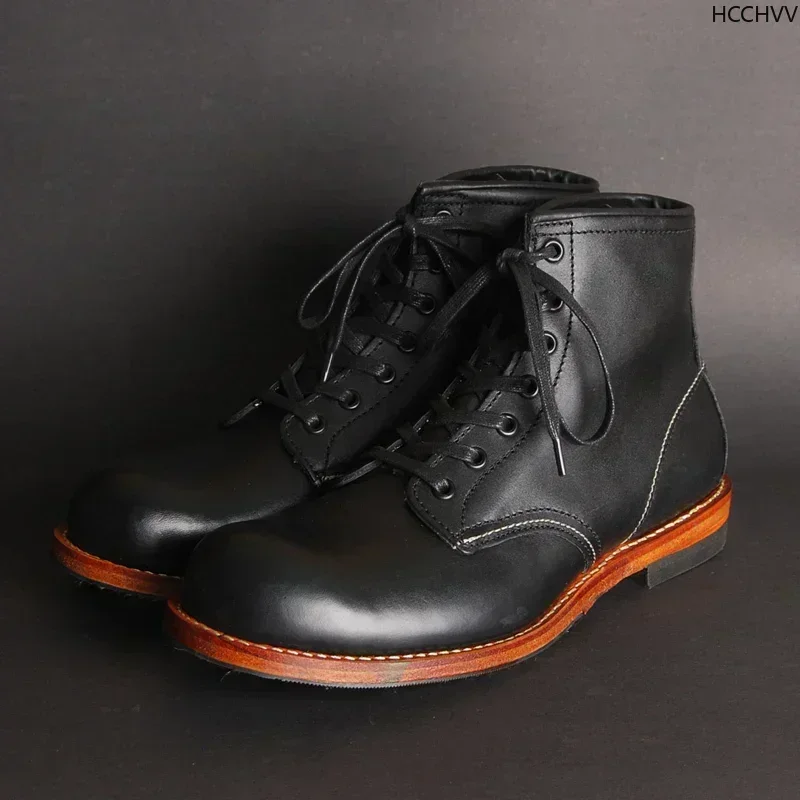 Vintage Men Goodyear-Welted Ge - Vintage Fashion Style Men 评论和价格