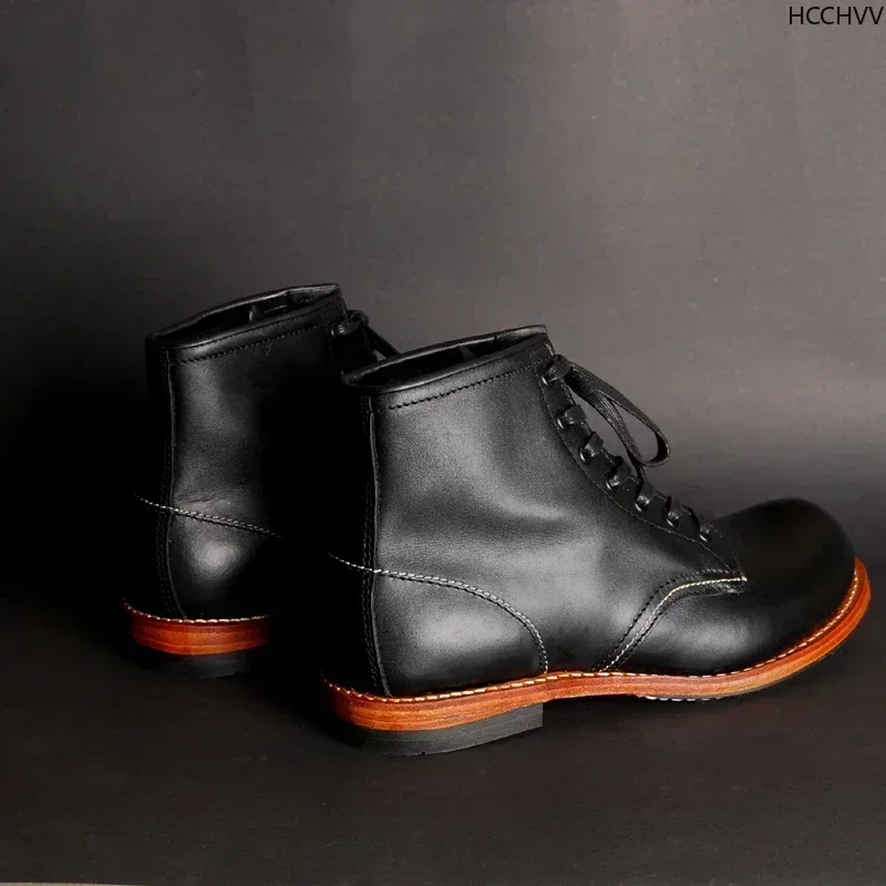 Vintage Men Goodyear-Welted Ge - Vintage Fashion Style Men 评论和价格