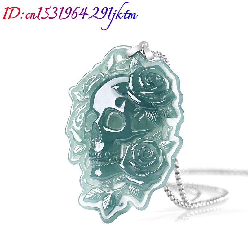 Natural Burmese Jadeite Skull  - Usa Vintage Fashion 评论和价格