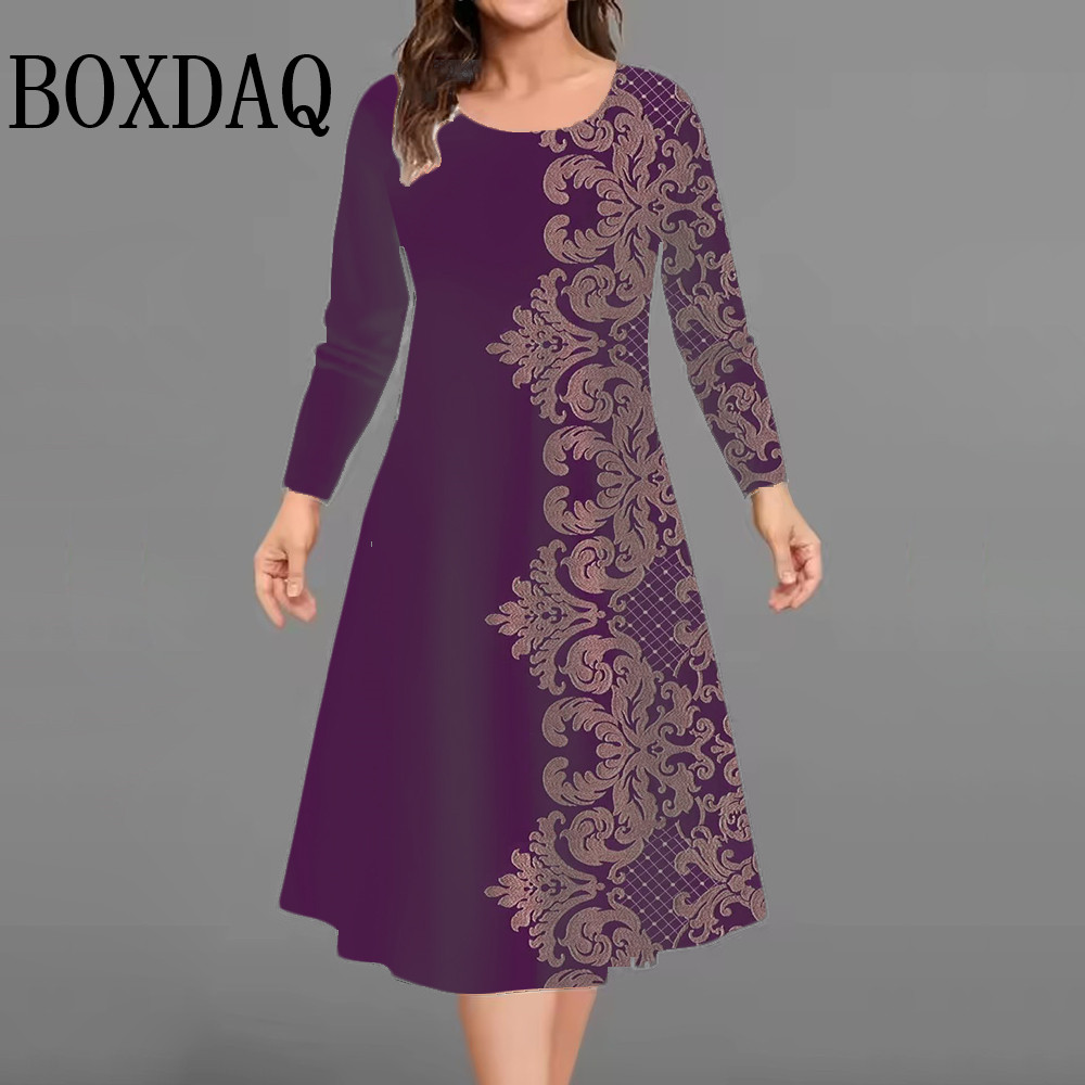New Women's Retro Dress Flower - Vintage Fashion Ai 评论和价格